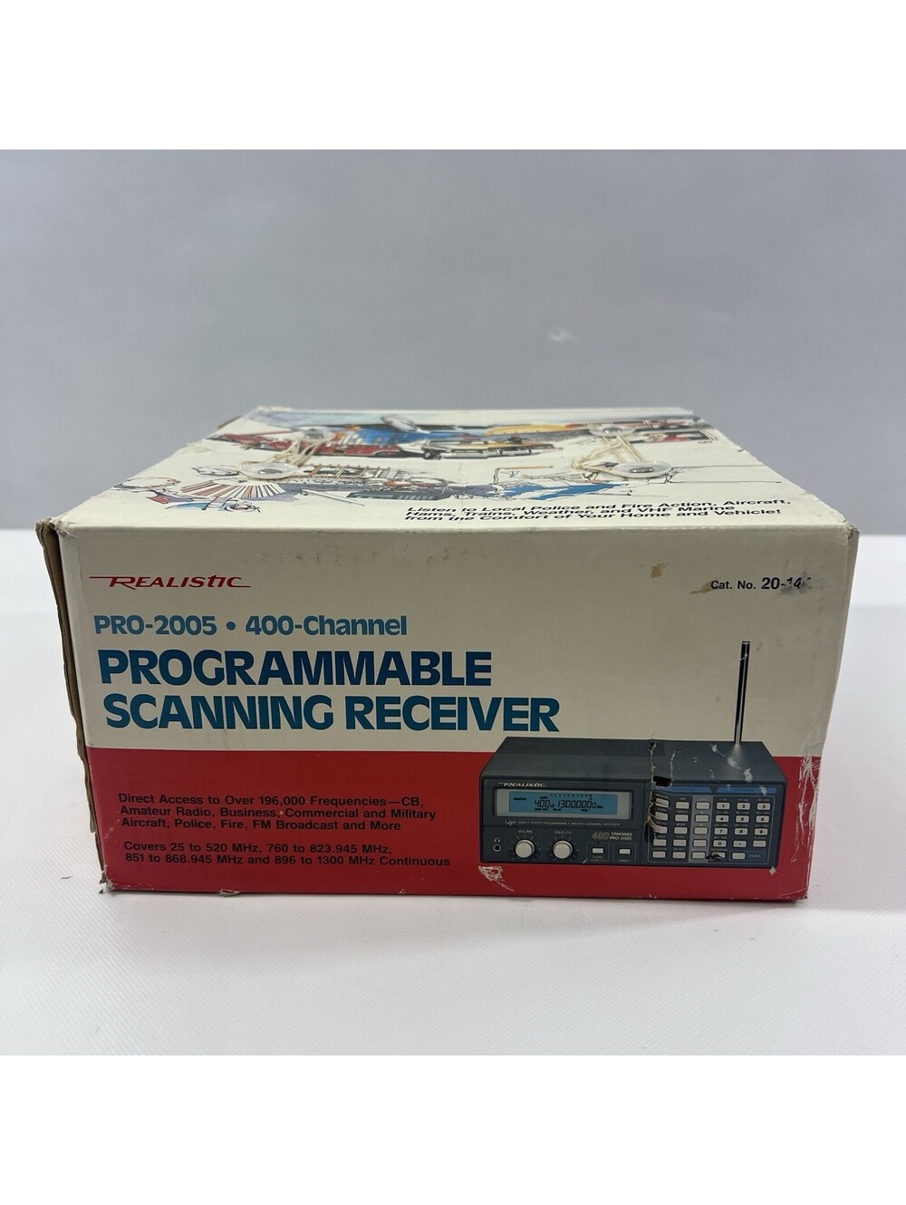 Realistic Pro 2005 400-Channel Scanning Receiver In Original Box W Manual